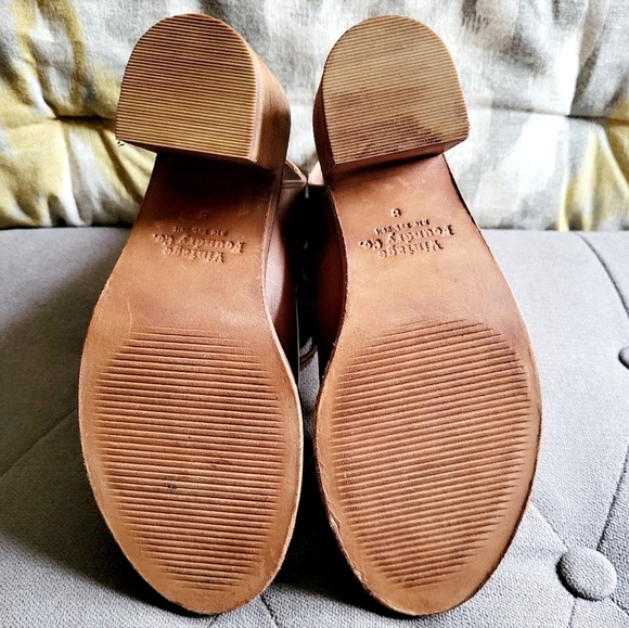 Vintage Foundry Co Odette Lace Up Mid Calf Peep Toe Boot Size 8 - Picture 10 of 16